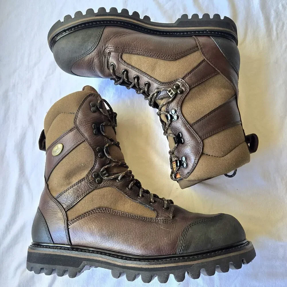 Irish Setter Red Wing Men's 800 Gram Insulated Leather Hunting Boots Size 10.5 D